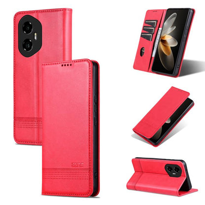 AZNS Magnetic Calf Texture Flip Leather Phone Case, For Honor 300, For Honor Magic7 Pro, For Honor Magic7, For Honor X60 Pro