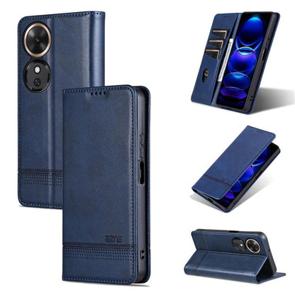 AZNS Magnetic Calf Texture Flip Leather Phone Case, For Honor X70 5G, For Honor 400 Pro 5G Global 160.8mm, For Honor Play 60, For Honor 400 Global 156.5mm