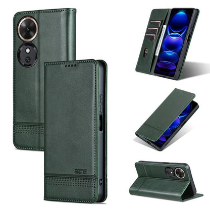 AZNS Magnetic Calf Texture Flip Leather Phone Case, For Honor X70 5G, For Honor 400 Pro 5G Global 160.8mm, For Honor Play 60, For Honor 400 Global 156.5mm