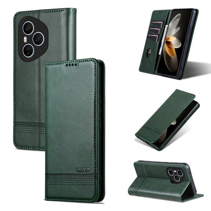 AZNS Magnetic Calf Texture Flip Leather Phone Case, For Honor X70 5G, For Honor 400 Pro 5G Global 160.8mm, For Honor Play 60, For Honor 400 Global 156.5mm