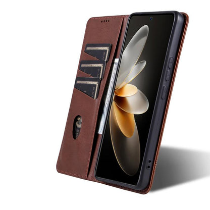AZNS Magnetic Calf Texture Flip Leather Phone Case, For Honor X70 5G, For Honor 400 Pro 5G Global 160.8mm, For Honor Play 60, For Honor 400 Global 156.5mm