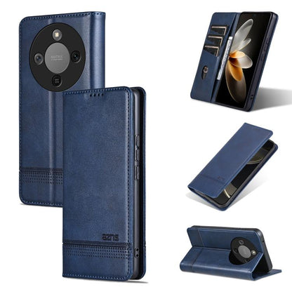 AZNS Magnetic Calf Texture Flip Leather Phone Case, For Honor 600 Lite Global, For Honor Play 10T 5G/400 Smart 5G, For Honor X70 5G, For Honor 400 Pro 5G Global 160.8mm