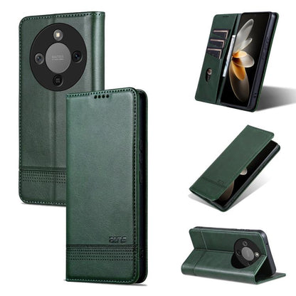 AZNS Magnetic Calf Texture Flip Leather Phone Case, For Honor 600 Lite Global, For Honor Play 10T 5G/400 Smart 5G, For Honor X70 5G, For Honor 400 Pro 5G Global 160.8mm