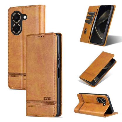 AZNS Magnetic Calf Texture Flip Leather Phone Case, For Honor X80 Pro Max 5G, For Honor Play 80 Plus 5G, For Honor 600 Pro Global, For Honor 600 Global