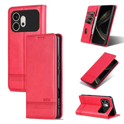 AZNS Magnetic Calf Texture Flip Leather Phone Case, For Honor X80 Pro Max 5G, For Honor Play 80 Plus 5G, For Honor 600 Pro Global, For Honor 600 Global