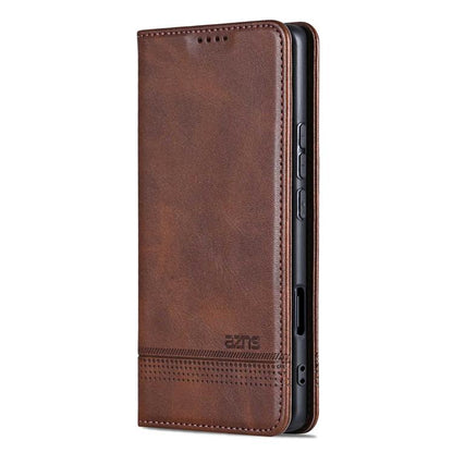 AZNS Magnetic Calf Texture Flip Leather Phone Case, For Honor 600 Lite Global, For Honor Play 10T 5G/400 Smart 5G, For Honor X70 5G, For Honor 400 Pro 5G Global 160.8mm