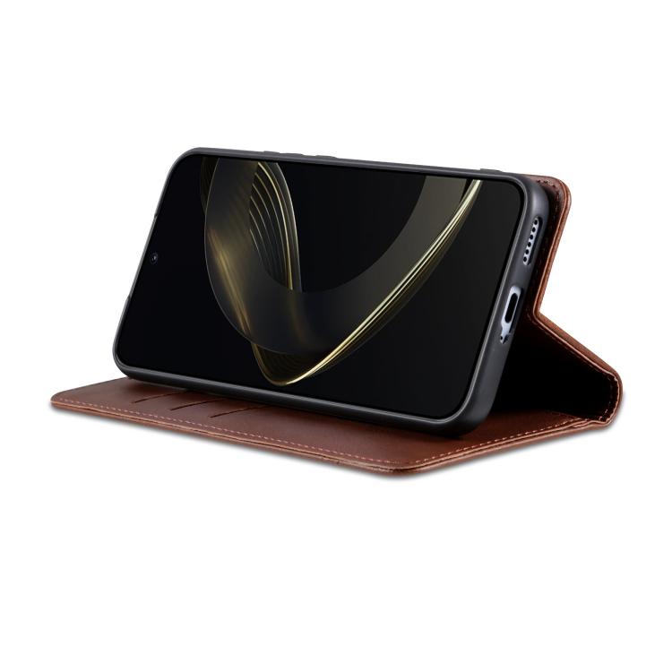 AZNS Magnetic Calf Texture Flip Leather Phone Case, For Honor 600 Lite Global, For Honor Play 10T 5G/400 Smart 5G, For Honor X70 5G, For Honor 400 Pro 5G Global 160.8mm