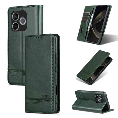 AZNS Magnetic Calf Texture Flip Leather Phone Case, For Honor 600 Lite Global, For Honor Play 10T 5G/400 Smart 5G, For Honor X70 5G, For Honor 400 Pro 5G Global 160.8mm