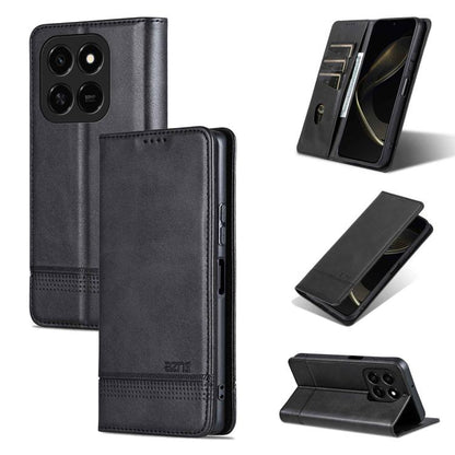 AZNS Magnetic Calf Texture Flip Leather Phone Case, For Honor 600 Lite Global, For Honor Play 10T 5G/400 Smart 5G, For Honor X70 5G, For Honor 400 Pro 5G Global 160.8mm