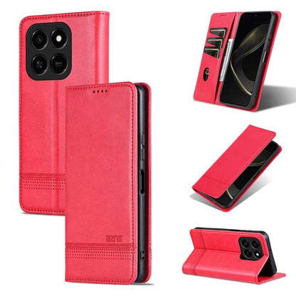 AZNS Magnetic Calf Texture Flip Leather Phone Case, For Honor 600 Lite Global, For Honor Play 10T 5G/400 Smart 5G, For Honor X70 5G, For Honor 400 Pro 5G Global 160.8mm