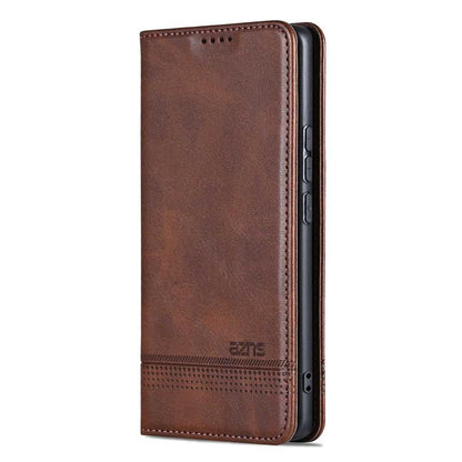 AZNS Magnetic Calf Texture Flip Leather Phone Case, For Honor X80 Pro Max 5G, For Honor Play 80 Plus 5G, For Honor 600 Pro Global, For Honor 600 Global