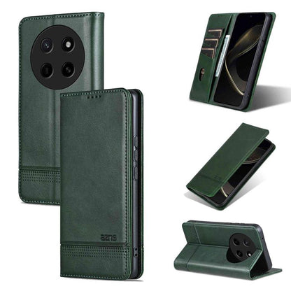 AZNS Magnetic Calf Texture Flip Leather Phone Case, For Honor X80 Pro Max 5G, For Honor Play 80 Plus 5G, For Honor 600 Pro Global, For Honor 600 Global