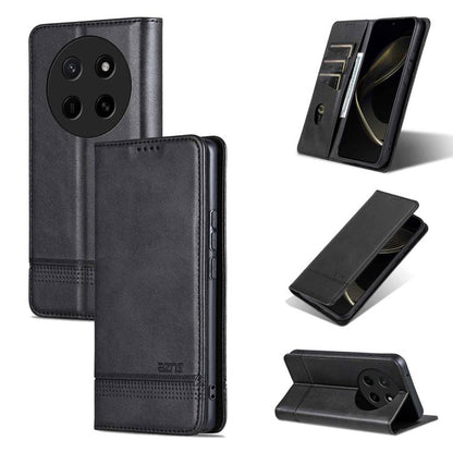 AZNS Magnetic Calf Texture Flip Leather Phone Case, For Honor X80 Pro Max 5G, For Honor Play 80 Plus 5G, For Honor 600 Pro Global, For Honor 600 Global