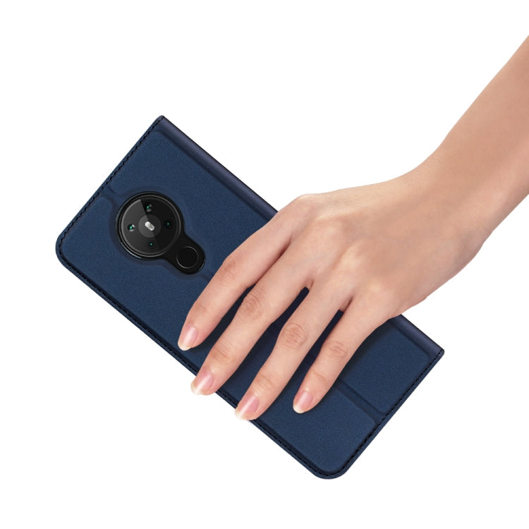 DUX DUCIS Skin Pro Series Horizontal Flip PU + TPU Leather Case, with Holder & Card Slots, For Nokia 5.3