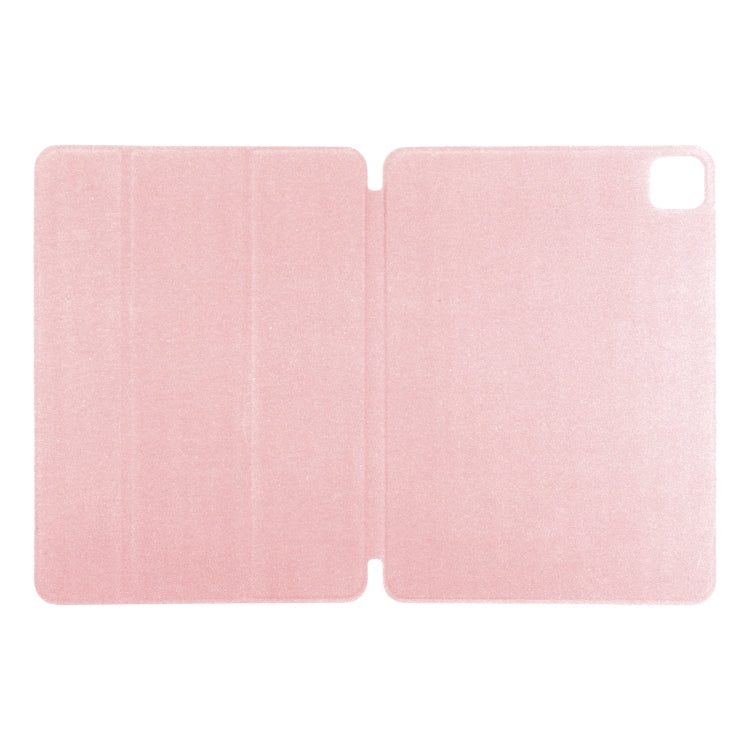 Horizontal Flip Ultra-thin Double-sided Clip Without Magnetic PU Leather Case With Three-folding Holder & Sleep / Wake-up Function, For iPad Pro 11 inch (2020) / Pro 11 2018 / Air 2020 10.9