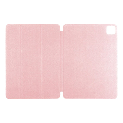 Horizontal Flip Ultra-thin Double-sided Clip Without Magnetic PU Leather Case With Three-folding Holder & Sleep / Wake-up Function, For iPad Pro 11 inch (2020) / Pro 11 2018 / Air 2020 10.9
