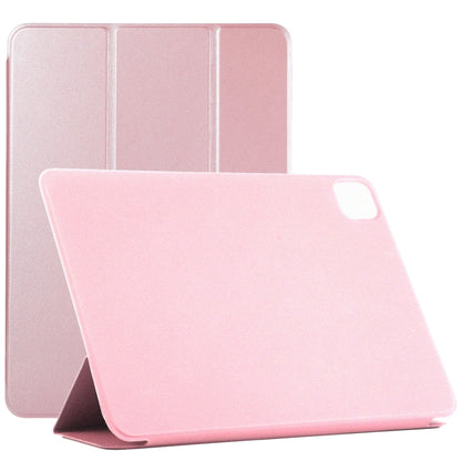 Non-buckle Double-sided Magnetic Flip Leather Tablet Case With Holder & Sleep / Wake-up Function, For iPad Air 13 2024 / Pro 12.9 2020