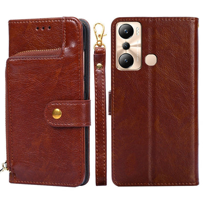 Zipper Bag Leather Phone Case, For Infinix Hot 12 Pro, For Infinix Hot 12i, For Infinix Hot 20i, For Infinix Note 11, For Infinix Smart 7, For Infinix Zero 20