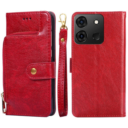 Zipper Bag Leather Phone Case, For Infinix Hot 12 Pro, For Infinix Hot 12i, For Infinix Hot 20i, For Infinix Note 11, For Infinix Smart 7, For Infinix Zero 20