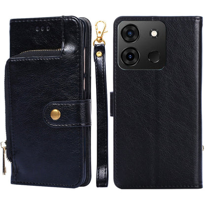 Zipper Bag Leather Phone Case, For Infinix Hot 12 Pro, For Infinix Hot 12i, For Infinix Hot 20i, For Infinix Note 11, For Infinix Smart 7, For Infinix Zero 20
