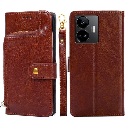 Zipper Bag Leather Phone Case, For Motorola Moto G Power 2023, For OPPO Find X6 5G, For OPPO Find X6 Pro 5G, For Realme C55 4G, For Realme GT Neo5, For Realme V30 5G / V30T