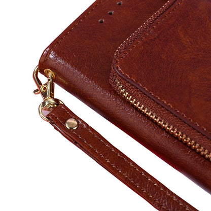 Zipper Bag Leather Phone Case, For Tecno Camon 19 / 19 Pro, For Tecno Pop 6 Pro, For Tecno Pova 4 Pro, For vivo S16e, For vivo Y100 5G, For Xiaomi Redmi Note 12 4G Global