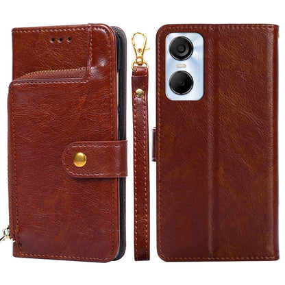 Zipper Bag Leather Phone Case, For Tecno Camon 19 / 19 Pro, For Tecno Pop 6 Pro, For Tecno Pova 4 Pro, For vivo S16e, For vivo Y100 5G, For Xiaomi Redmi Note 12 4G Global