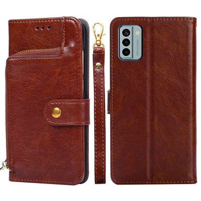 Zipper Bag Leather Phone Case, For Huawei P60 / P60 Pro, For Rakuten Big S, For Rakuten Hand 4G, For Nokia G22, For Honor Magic5, For Honor Magic5 Pro