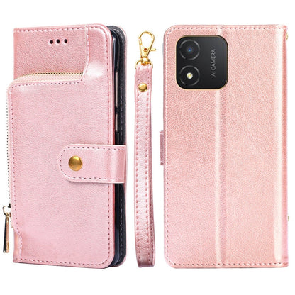Zipper Bag Leather Phone Case, For Honor X5 4G, For Honor X40, For OnePlus Ace 2V 5G