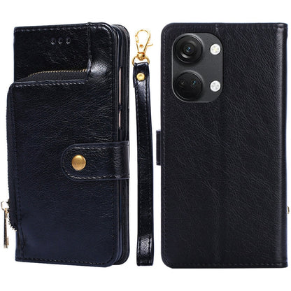 Zipper Bag Leather Phone Case, For Honor X5 4G, For Honor X40, For OnePlus Ace 2V 5G