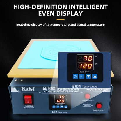 Kaisi 407 Pro 17 inch Dual Vacuum Pump LCD Screen Separator Machine, AU Plug, UK Plug, EU Plug
