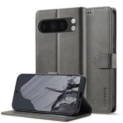 LC.IMEEKE Calf Texture Flip Leather Phone Case, For Google Pixel 10a, For Google Pixel 10 Pro XL, For Google Pixel 10 / 10 Pro, For Google Pixel 9a