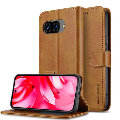 LC.IMEEKE Calf Texture Flip Leather Phone Case, For Google Pixel 10a, For Google Pixel 10 Pro XL, For Google Pixel 10 / 10 Pro, For Google Pixel 9a