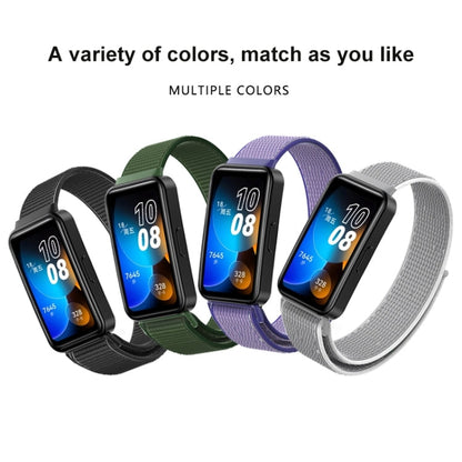 16mm Woven Nylon Loop Watch Band, For Huawei Band 8