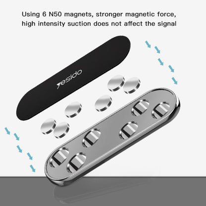 Yesido C83 Car Strong Magnetic Phone Holder, C83 (Black), C83 (Silver)