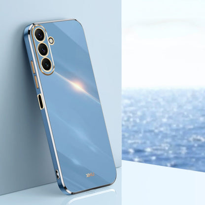 XINLI Straight Edge 6D Electroplate TPU Phone Case, For Samsung Galaxy A25 5G, For Samsung Galaxy S23 FE 5G, For Samsung Galaxy M54 5G