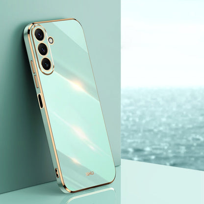 XINLI Straight Edge 6D Electroplate TPU Phone Case, For Samsung Galaxy A25 5G, For Samsung Galaxy S23 FE 5G, For Samsung Galaxy M54 5G