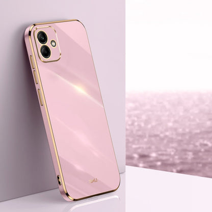XINLI Straight Edge 6D Electroplate TPU Phone Case, For Samsung Galaxy A05, For Samsung Galaxy A05s, For Samsung Galaxy M34 5G