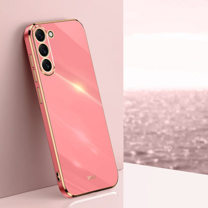 XINLI Straight Edge 6D Electroplate TPU Phone Case, For Samsung Galaxy S24+ 5G, For Samsung Galaxy S24 5G, For Samsung Galaxy A15