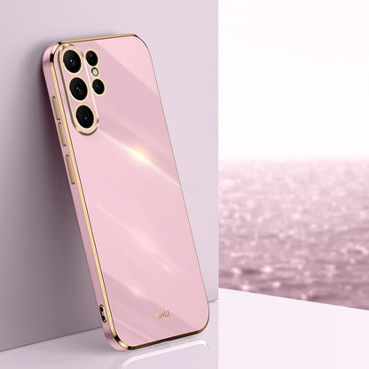 XINLI Straight Edge 6D Electroplate TPU Phone Case, For Samsung Galaxy A55, For Samsung Galaxy A35 5G, For Samsung Galaxy S24 Ultra 5G