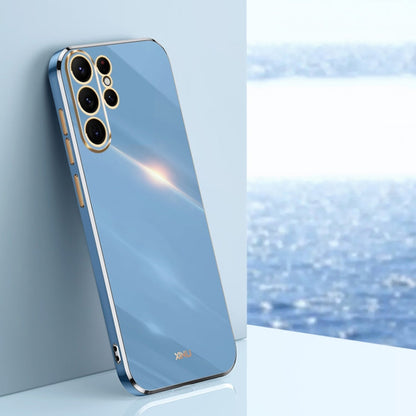 XINLI Straight Edge 6D Electroplate TPU Phone Case, For Samsung Galaxy A55, For Samsung Galaxy A35 5G, For Samsung Galaxy S24 Ultra 5G