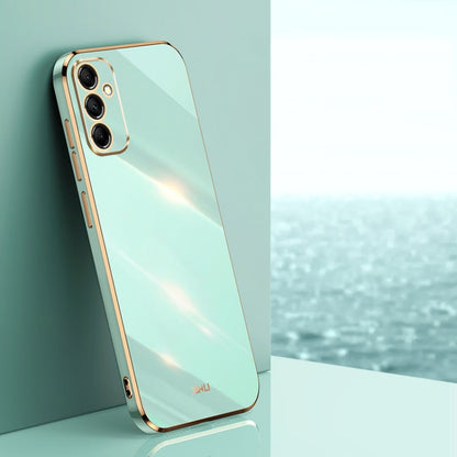 XINLI Straight Edge 6D Electroplate TPU Phone Case, For Samsung Galaxy A55, For Samsung Galaxy A35 5G, For Samsung Galaxy S24 Ultra 5G