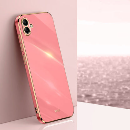 XINLI Straight Edge 6D Electroplate TPU Phone Case, For Samsung Galaxy F14 5G, For Samsung Galaxy M14 5G, For Samsung Galaxy A04e 4G