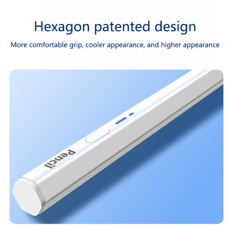 BP18-BL Type-C Universal Hexagonal Bluetooth Stylus Pen, BP18-BL