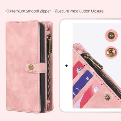 Zipper Wallet Magnetic Detachable Leather Phone Case, For Samsung Galaxy A22 5G, For Samsung Galaxy A32 5G, For Samsung Galaxy A32 4G, For Samsung Galaxy A33 5G, For Samsung Galaxy A42 5G, For Samsung Galaxy A50, For Samsung Galaxy A51 4G              ...