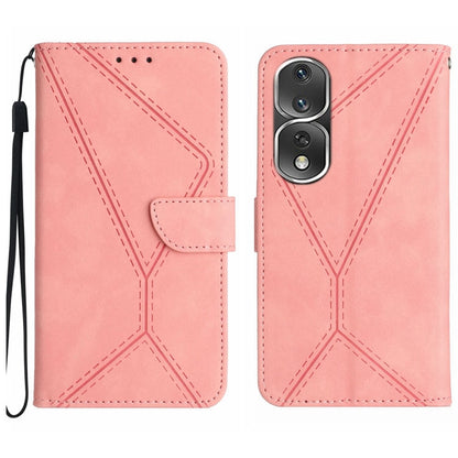 Stitching Embossed Leather Phone Case, For Honor 80, For Honor 80 Pro, For Honor X5 4G, For Honor X9a 5G /Magic5 Lite