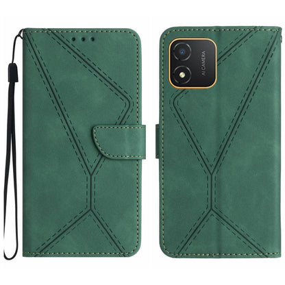 Stitching Embossed Leather Phone Case, For Honor 80, For Honor 80 Pro, For Honor X5 4G, For Honor X9a 5G /Magic5 Lite