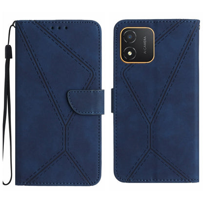 Stitching Embossed Leather Phone Case, For Honor 80, For Honor 80 Pro, For Honor X5 4G, For Honor X9a 5G /Magic5 Lite