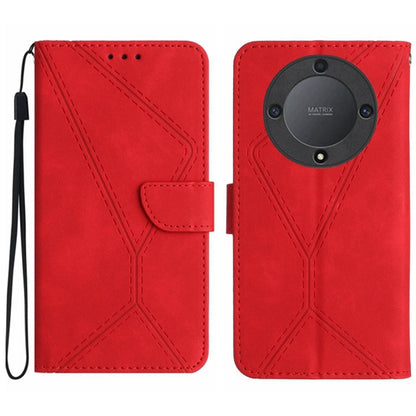 Stitching Embossed Leather Phone Case, For Honor 80, For Honor 80 Pro, For Honor X5 4G, For Honor X9a 5G /Magic5 Lite