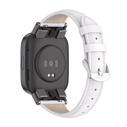 Mijobs Genuine Leather Slim Watch Band, For Redmi Watch 3